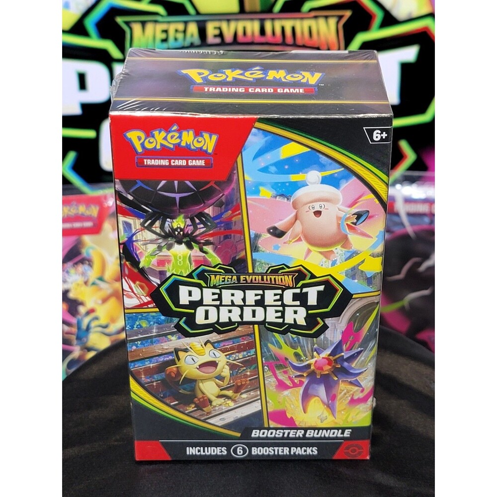 Perfect Order Booster Bundle Pokémon TCG  ME03 Mega Evolution New Fast Shipping